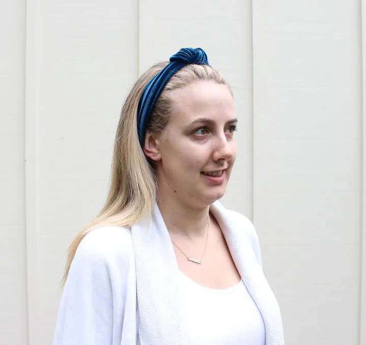Velvet Knotted Headband