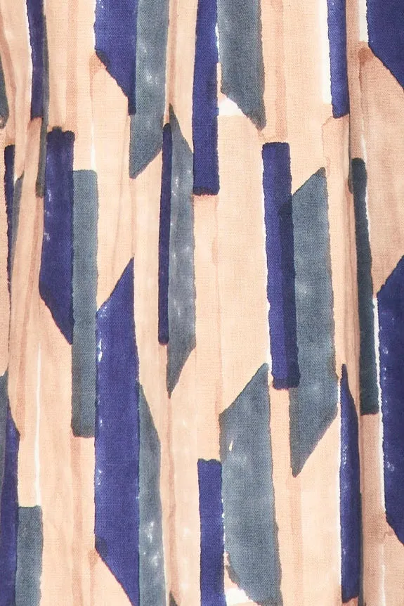 Verona Skirt in Cerulean Rainfall