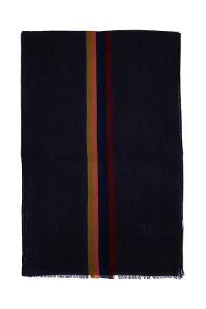 virgin wool checked scarf