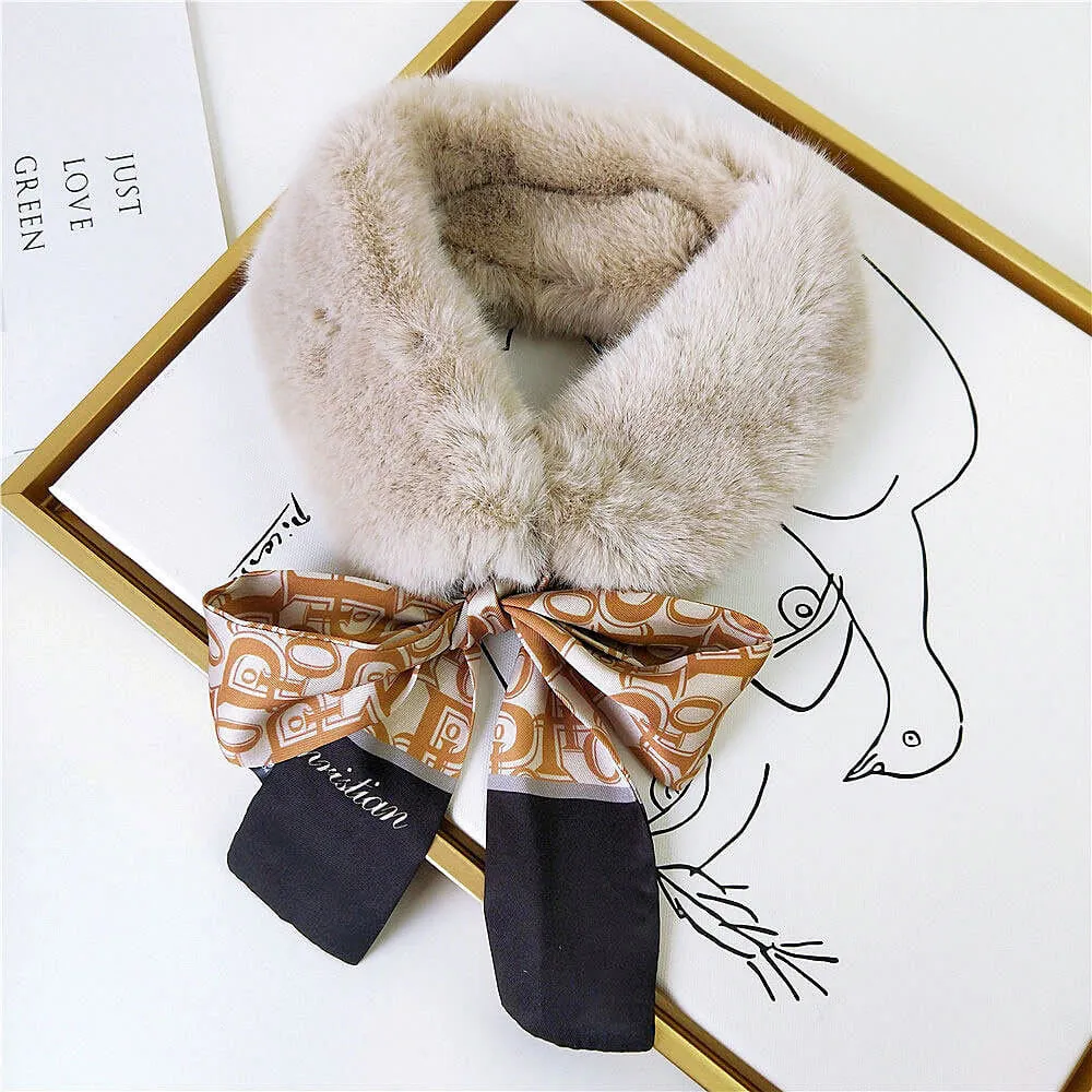 Vogue Plush Leopard Print Infinity Scarf for Women