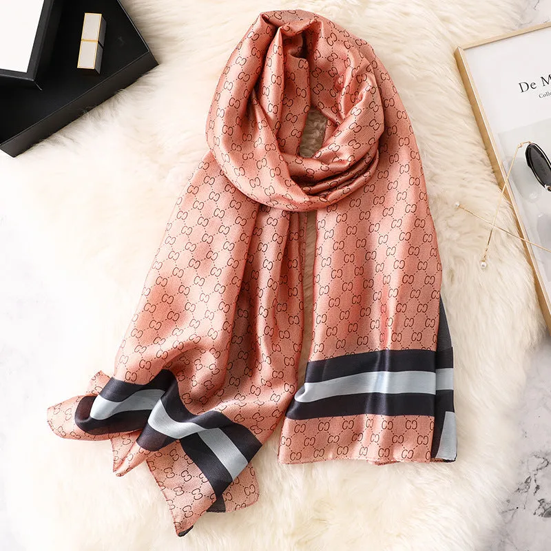 Vogue Scarf for Women Shawl Wraps Holiday Gift Floral Scarves Women