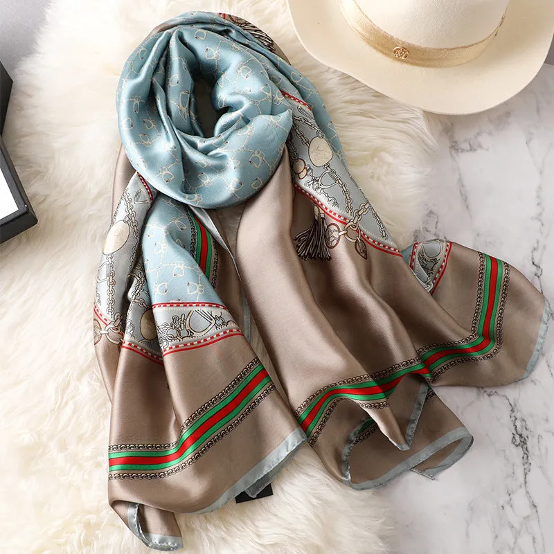 Vogue Scarf for Women Shawl Wraps Holiday Gift Floral Scarves Women