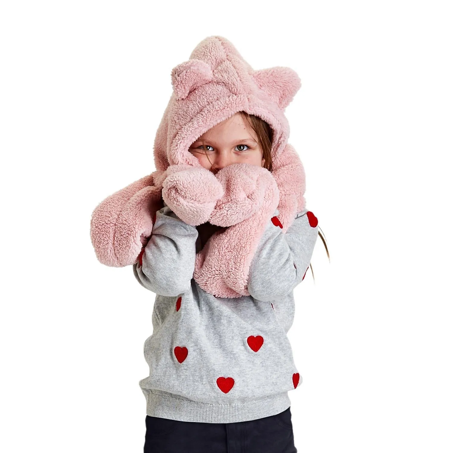 Warm Fuzzies 3-In-1 Plush Wrap Scarf