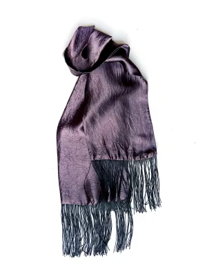 Waterfall Scarf / Purple-Black