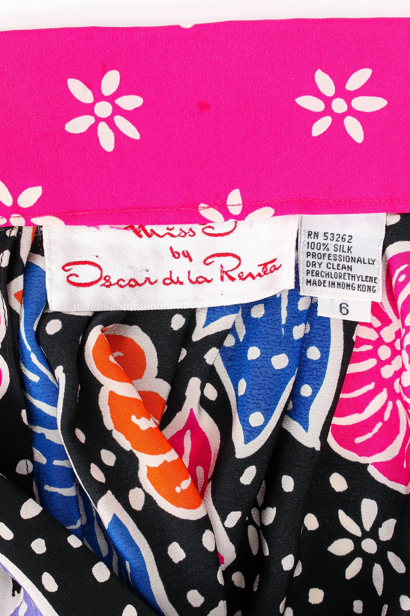 Wax Floral Print Skirt