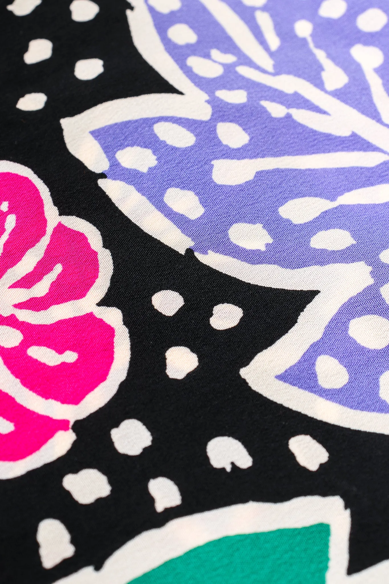 Wax Floral Print Skirt