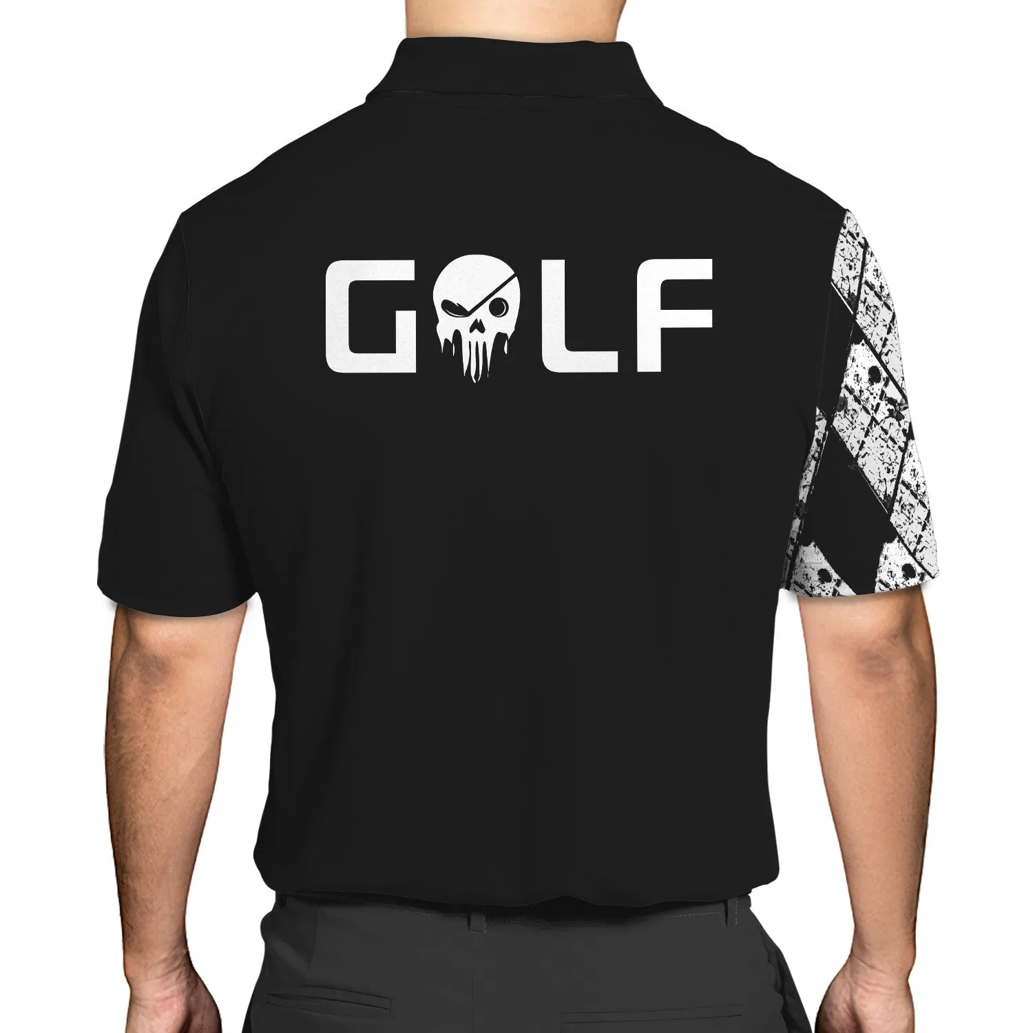 Weapons of Grass Destruction Golf Shirt, Black Plaid Pattern Golf Polo, TShirt, Hoodie For Men Full Size