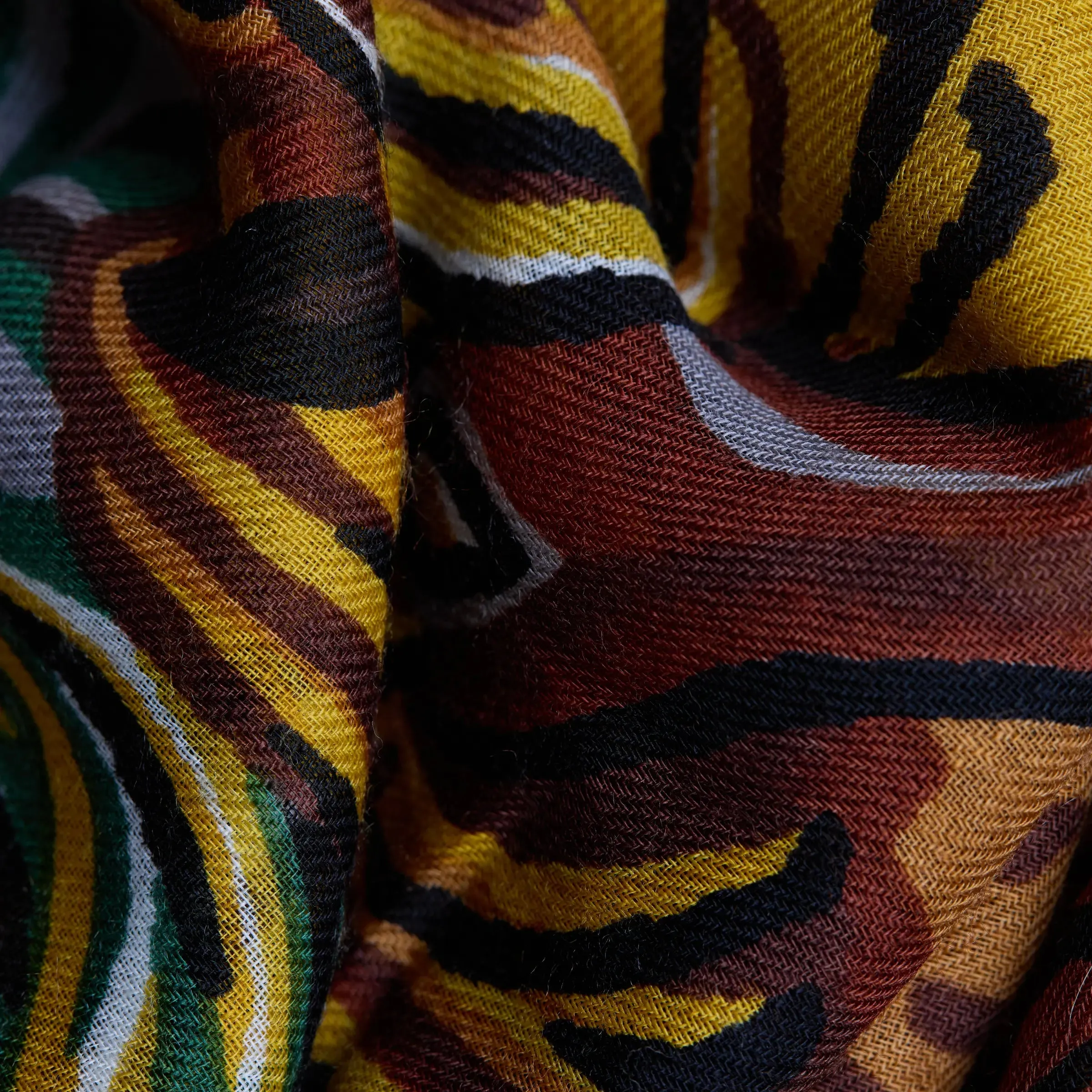 Western Scarf - Golden Brown
