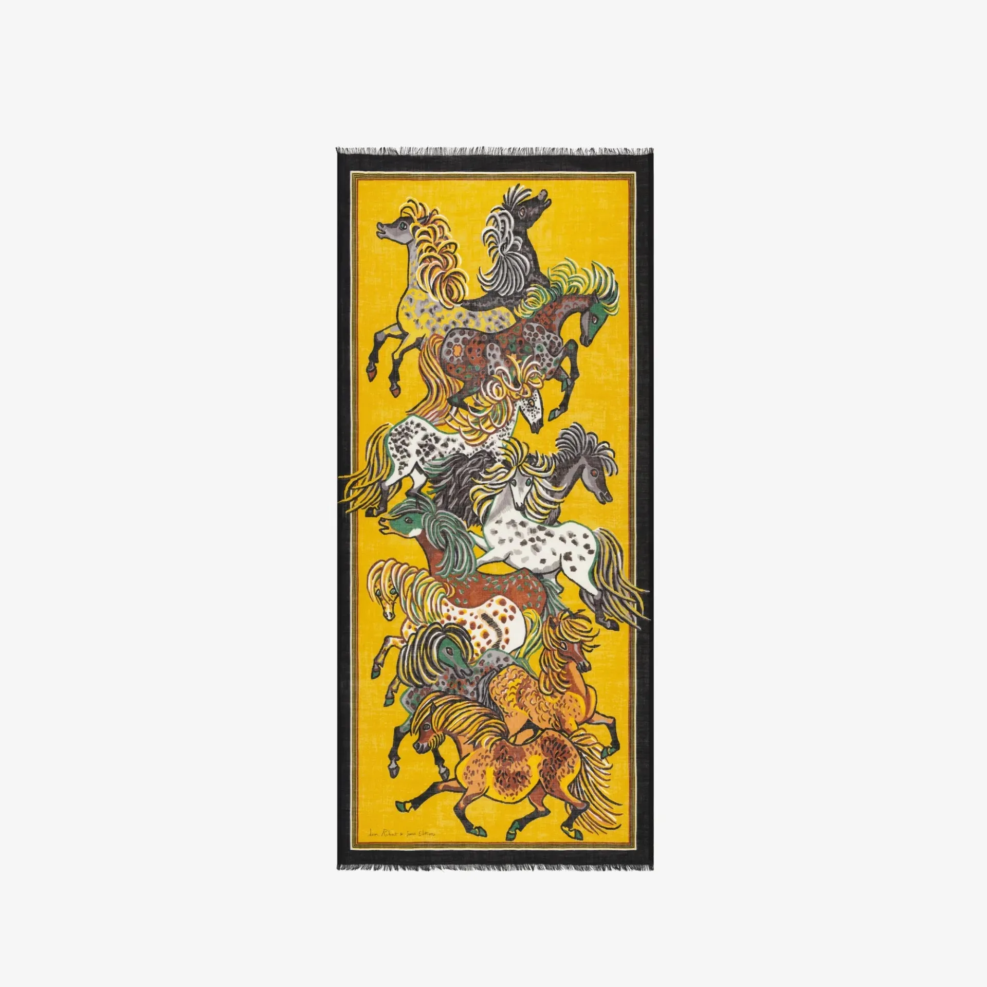Western Scarf - Golden Brown