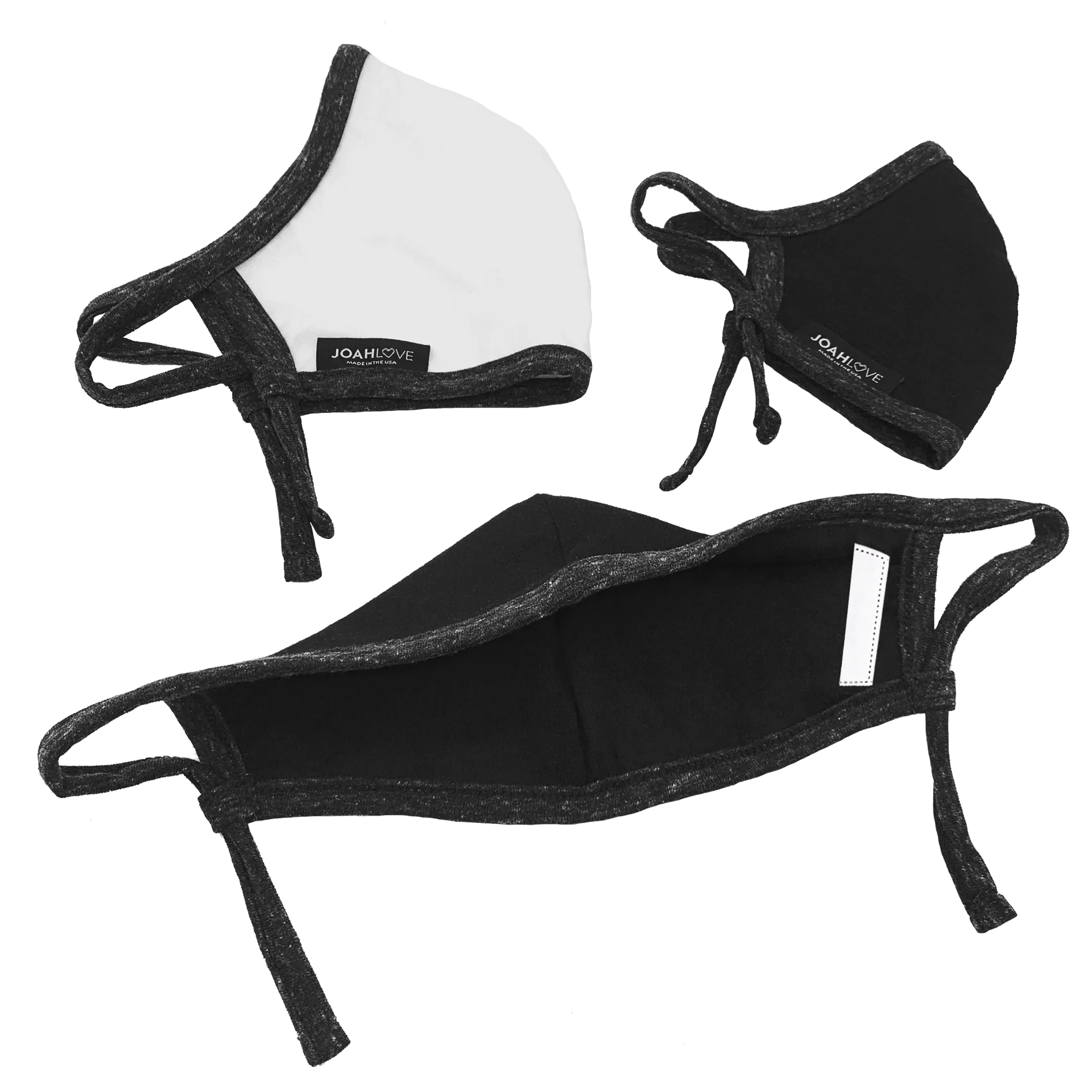 White w/ Pocket | Charcoal