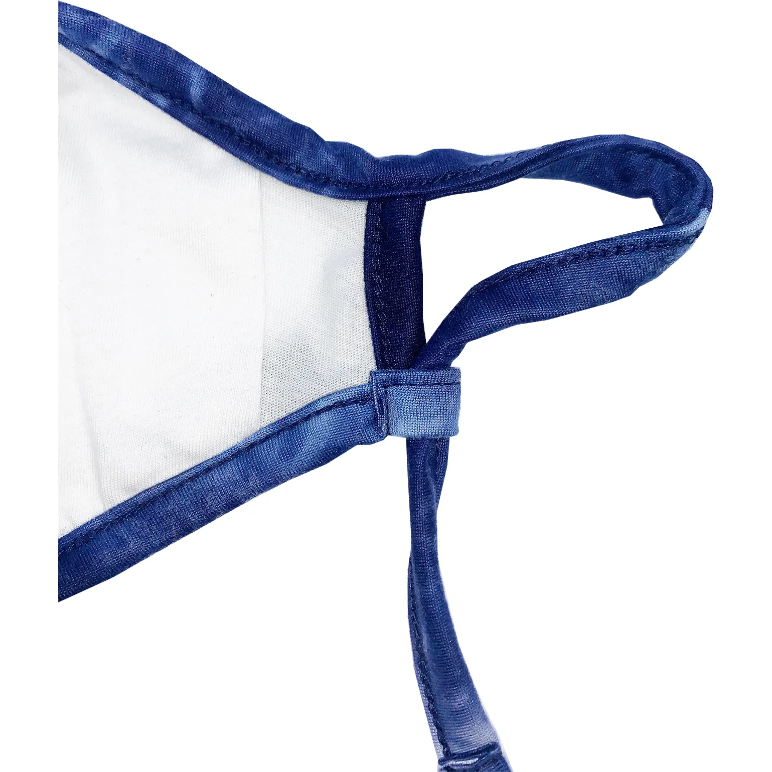 White w/ Pocket | Navy Tie Dye