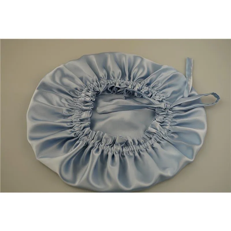 Wholesale silk bonnet with drawstring - mix color