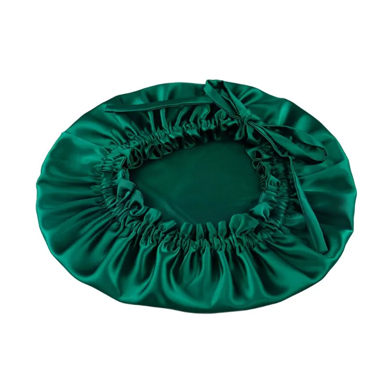 Wholesale silk bonnet with drawstring - mix color