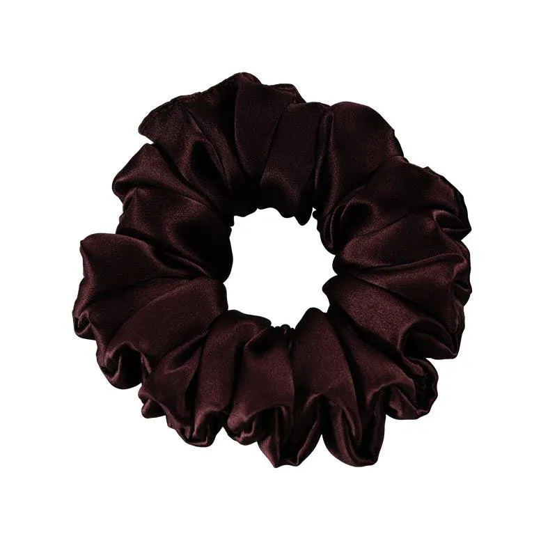 Wholesale silk scrunchies large Fluffy - mix color