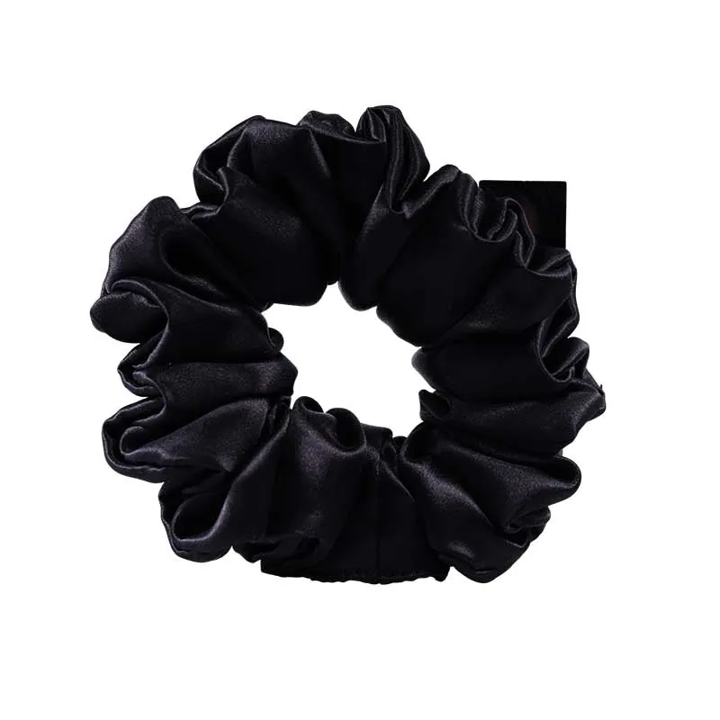 Wholesale silk scrunchies large Fluffy - mix color