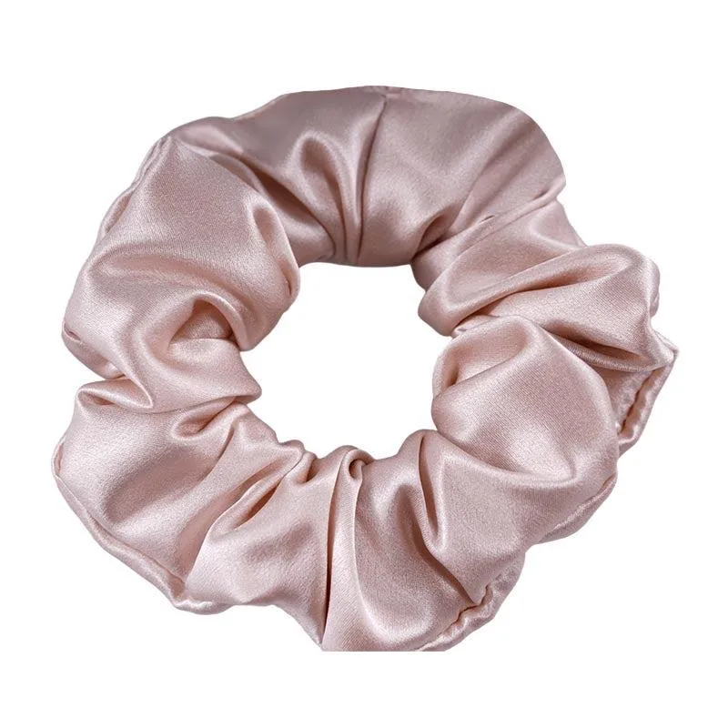 Wholesale silk scrunchies large - mix color