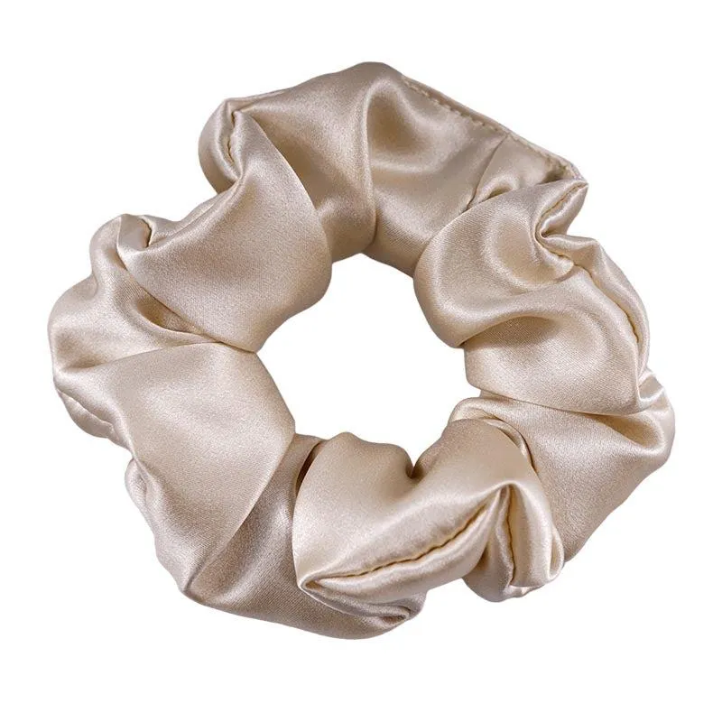 Wholesale silk scrunchies large - mix color