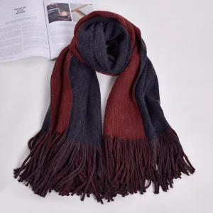 Women Scarves 2019 Autumn Winter Female Wool Scarf Wide Solid Long Shawl Wrap
