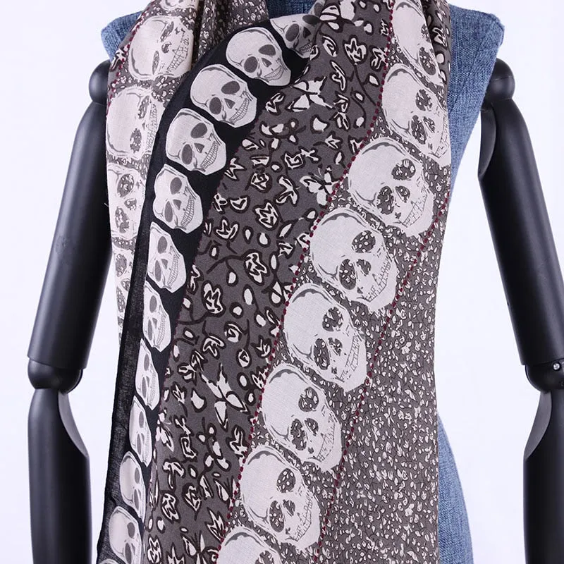 Women skull scarf for winter cotton high quality skulls !