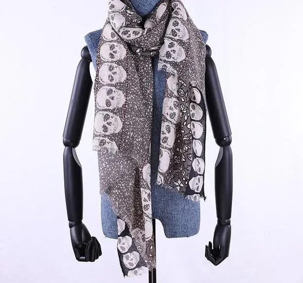 Women skull scarf for winter cotton high quality skulls !