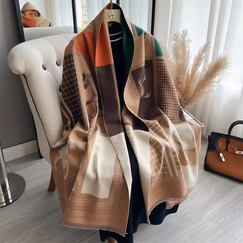 Women Warmer Winter Cashmere Wraps