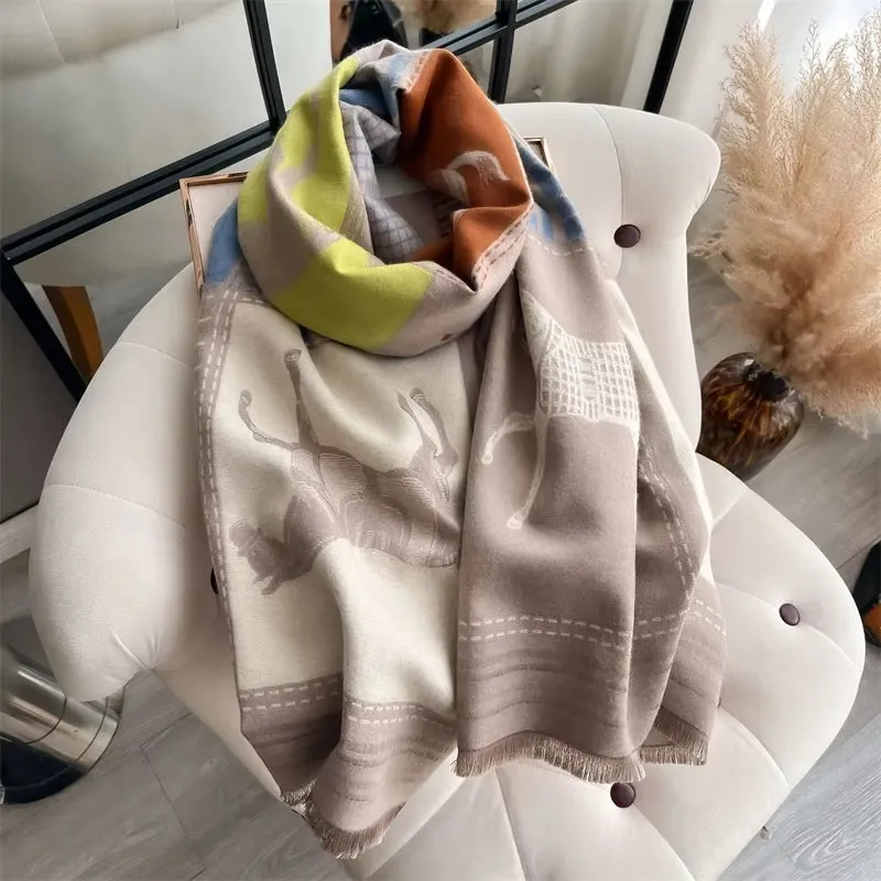 Women Warmer Winter Cashmere Wraps