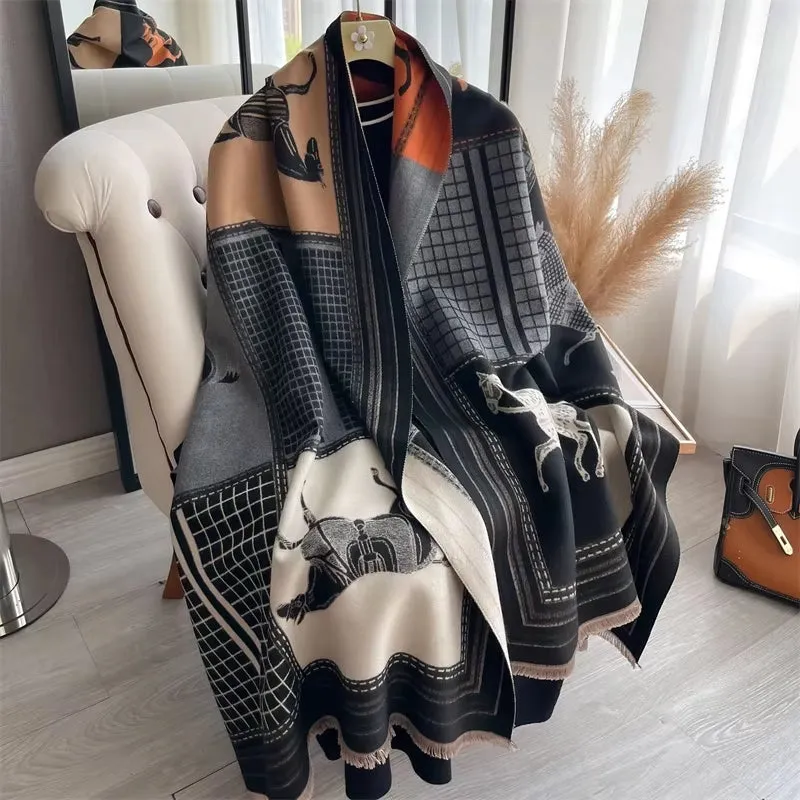 Women Warmer Winter Cashmere Wraps