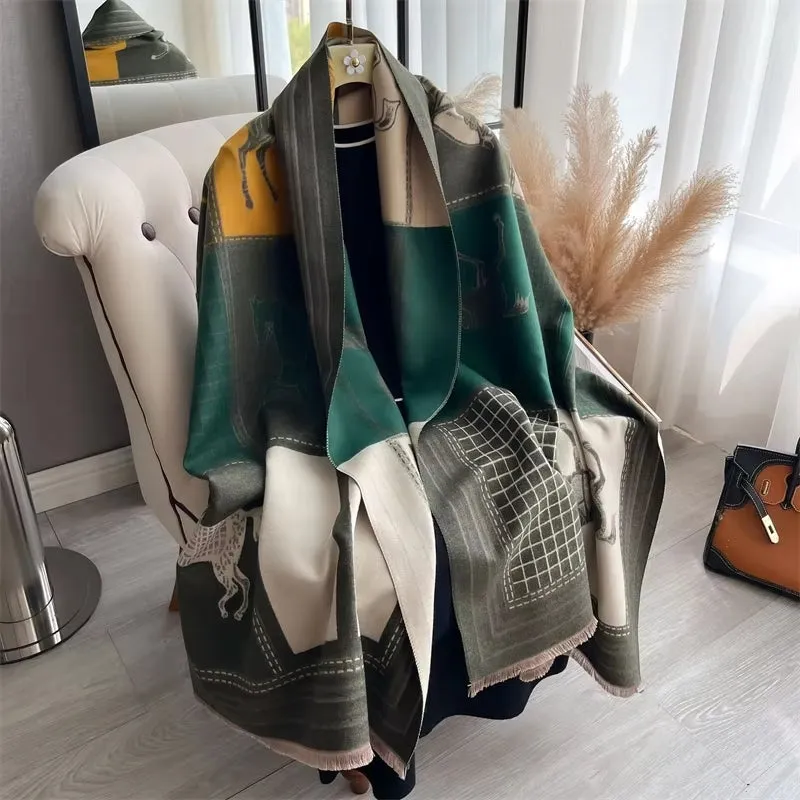 Women Warmer Winter Cashmere Wraps