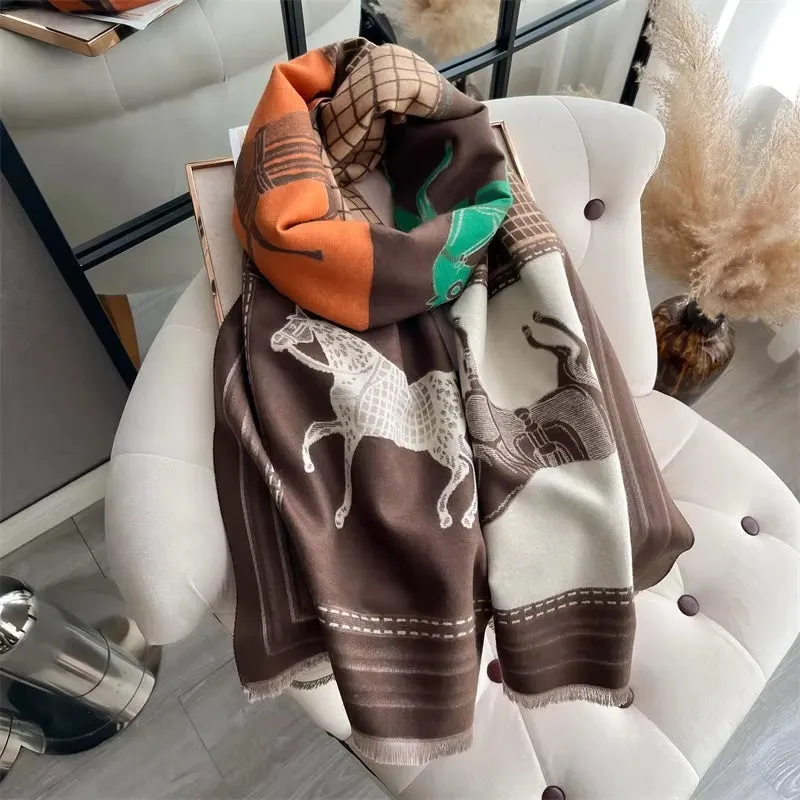 Women Warmer Winter Cashmere Wraps