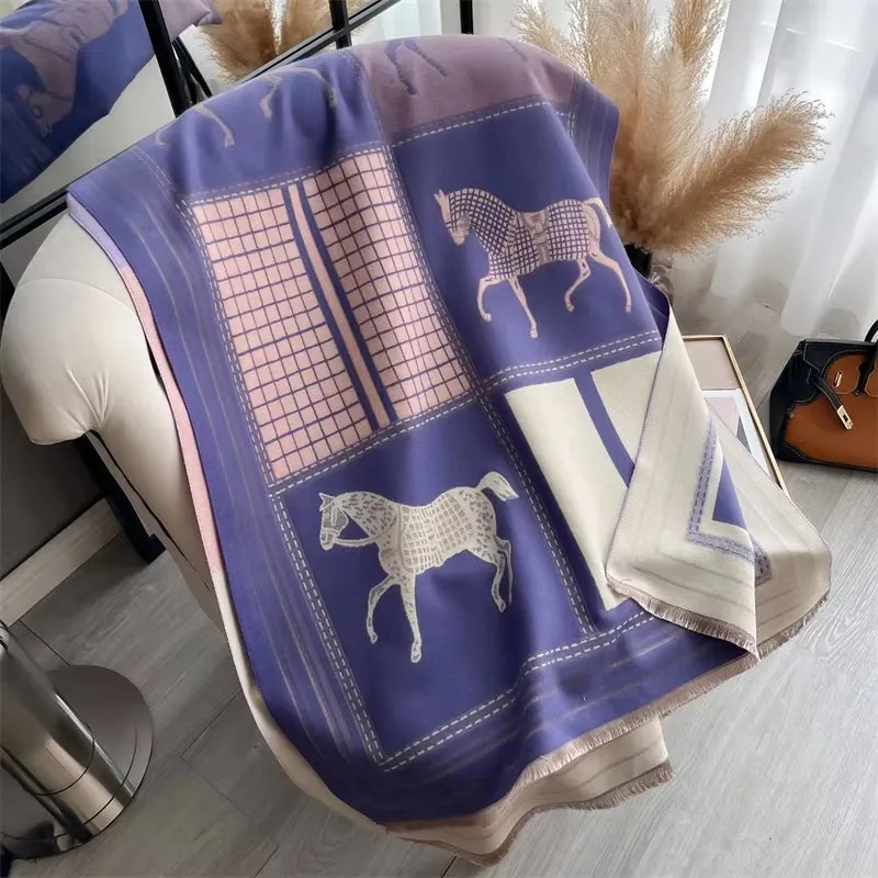 Women Warmer Winter Cashmere Wraps
