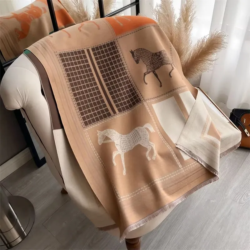 Women Warmer Winter Cashmere Wraps
