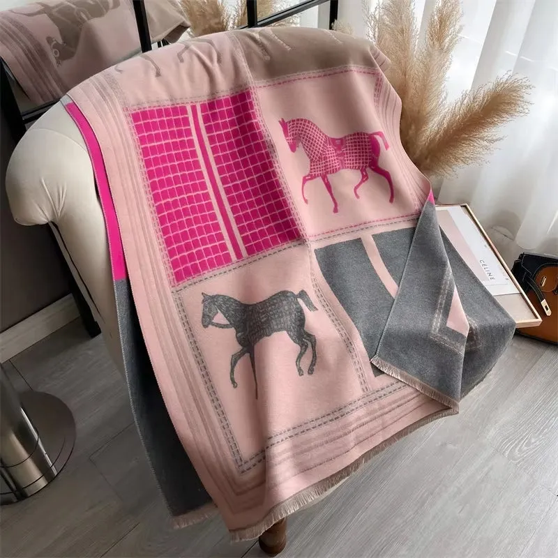Women Warmer Winter Cashmere Wraps