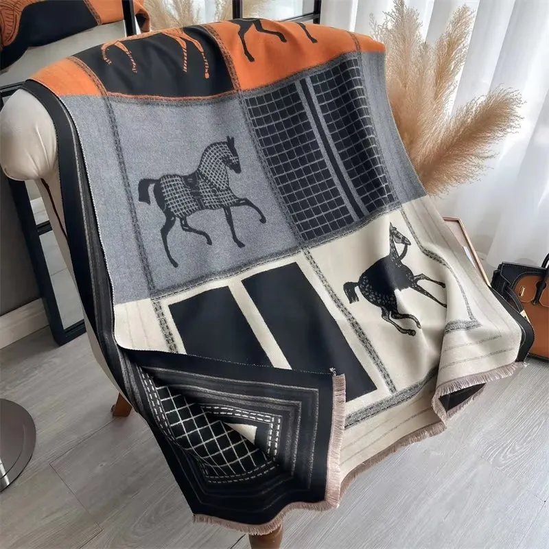 Women Warmer Winter Cashmere Wraps