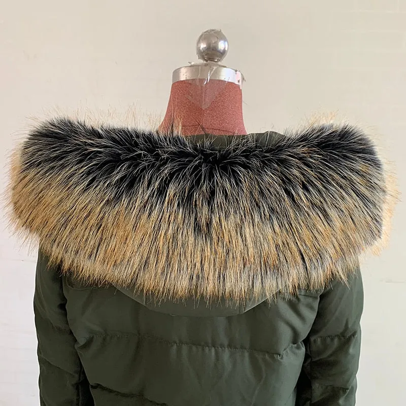 Women's Faux Fox Fur Collar Shawl/Scarves Fur Collar Shawl For Winter Coat