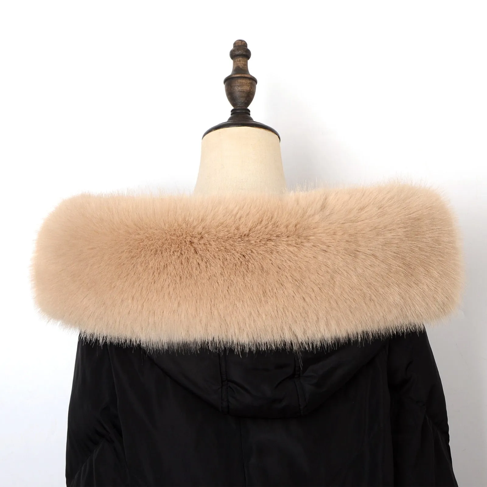 Women's Faux Fox Fur Collar Shawl/Scarves Fur Collar Shawl For Winter Coat