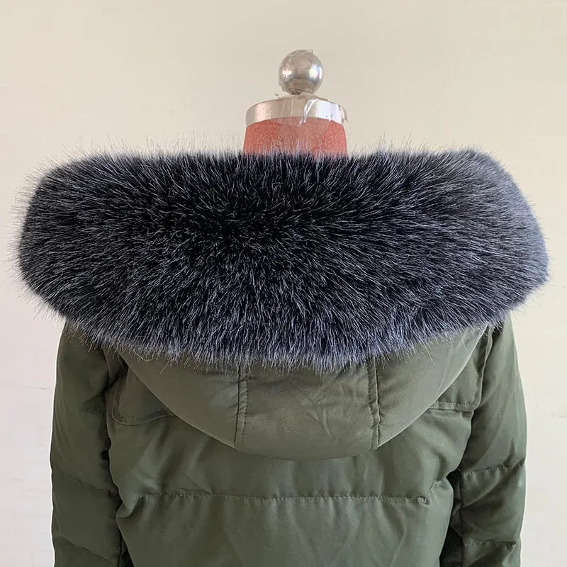 Women's Faux Fox Fur Collar Shawl/Scarves Fur Collar Shawl For Winter Coat