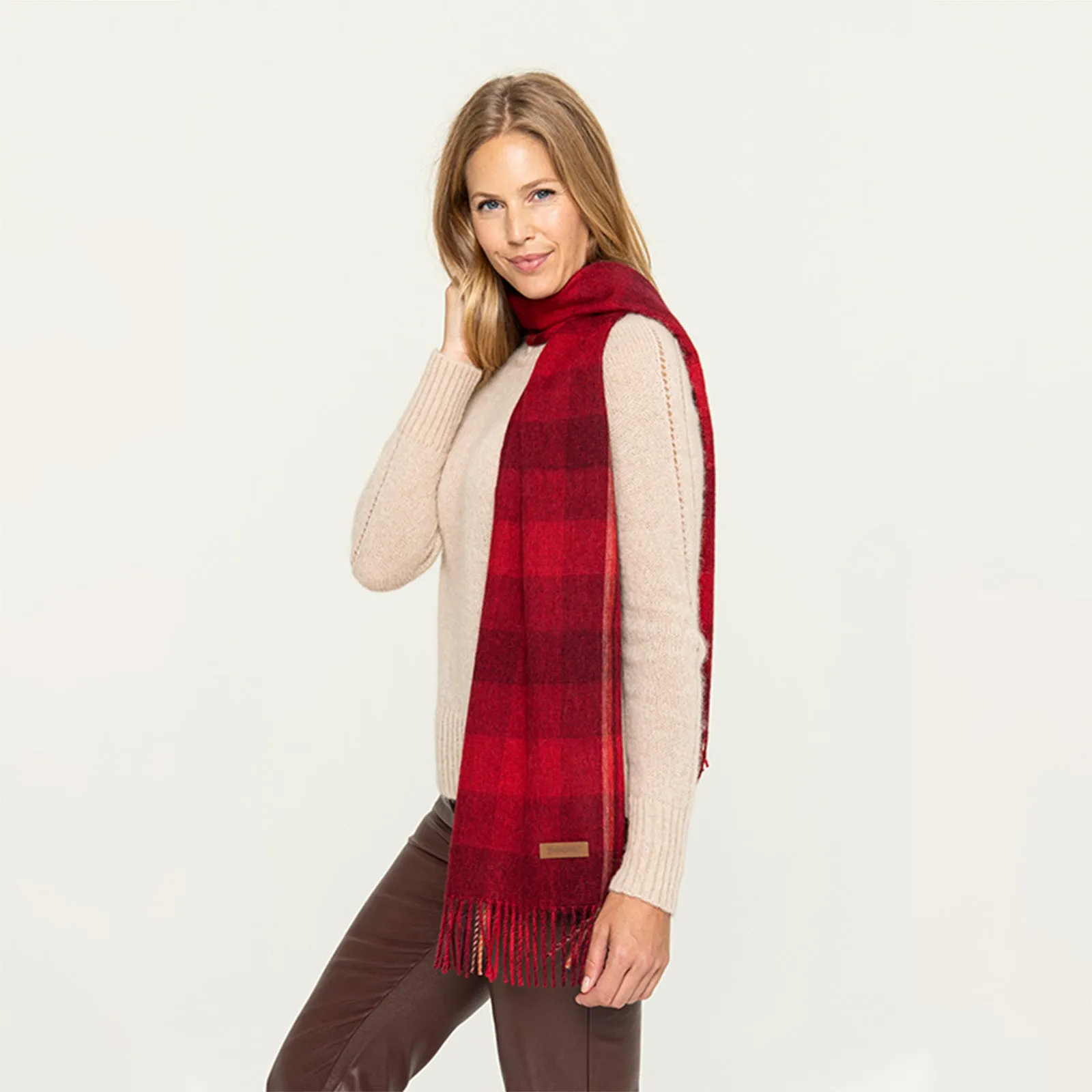 Women's Plaid Scarf