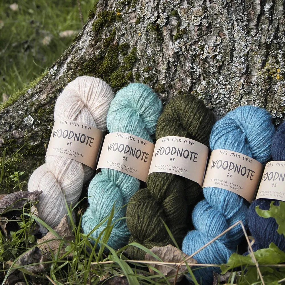 Woodnote wool DK from Baa Ram Ewe 100g hank