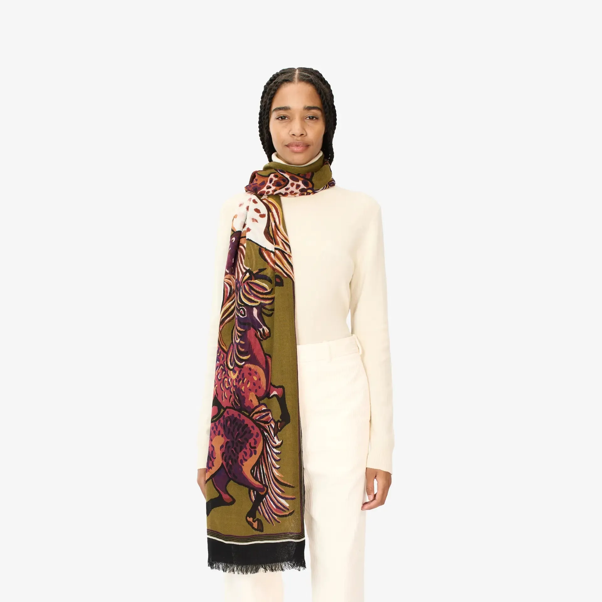 Wool Western Scarf