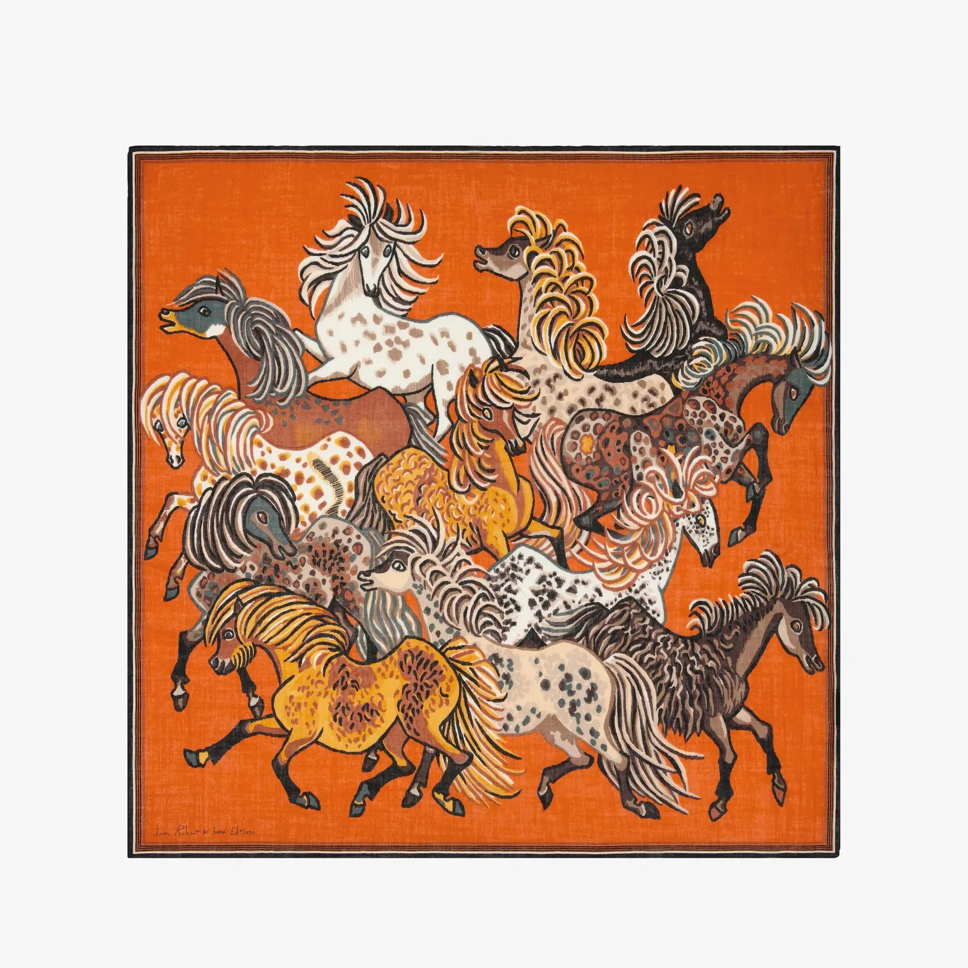 Wool Western Square Scarf