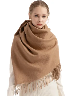 Woolen Bloom Winter Soft Warm Wraps Shawls Neck Scarf