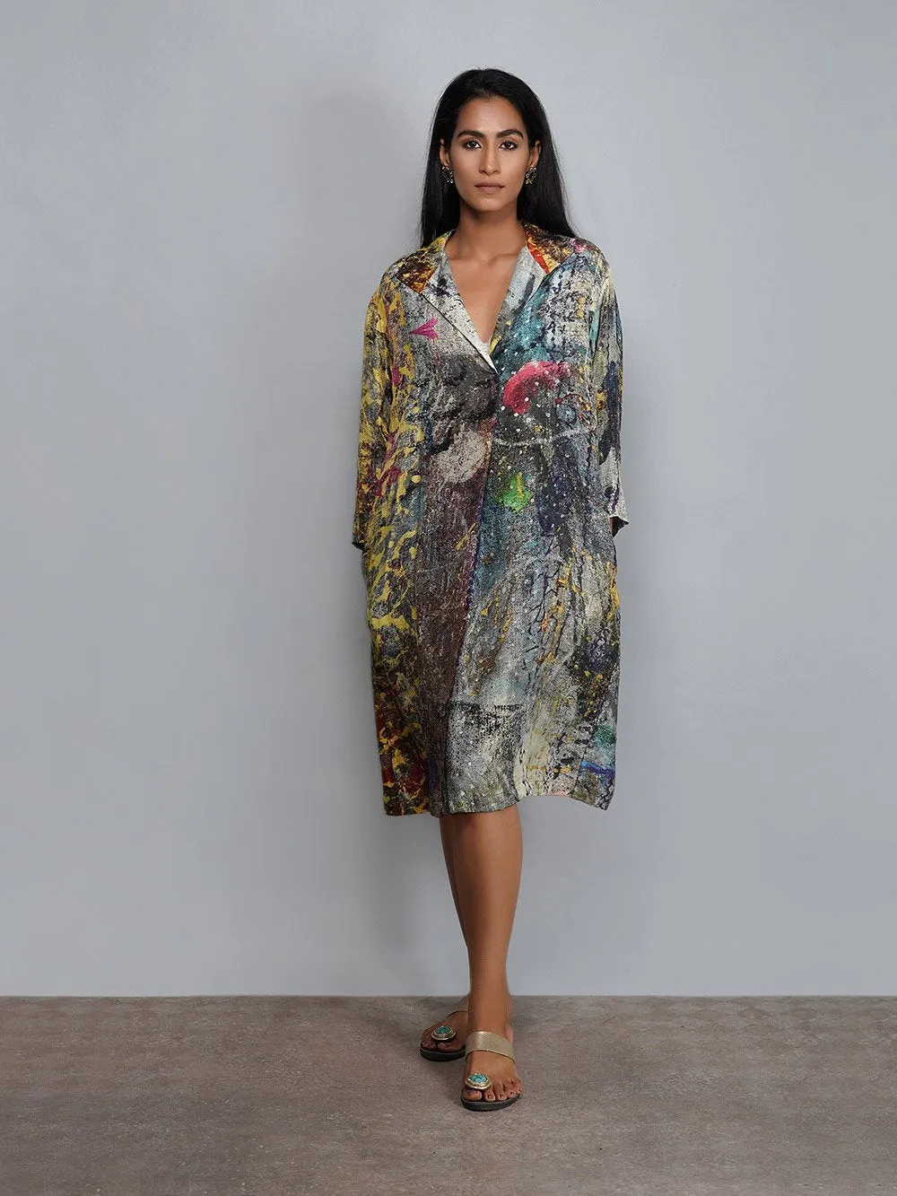 Yavi   I   Silk Printed Dress