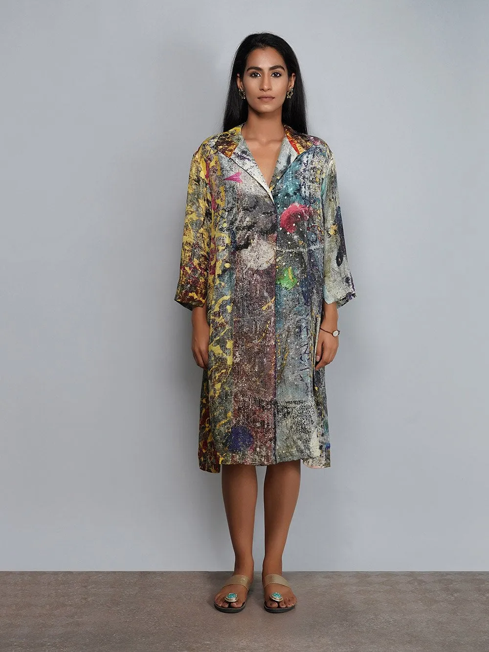 Yavi   I   Silk Printed Dress