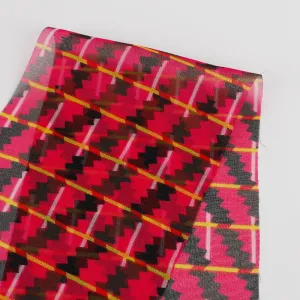 Zig Zag Stripe Silk Georgette - Hot Pink
