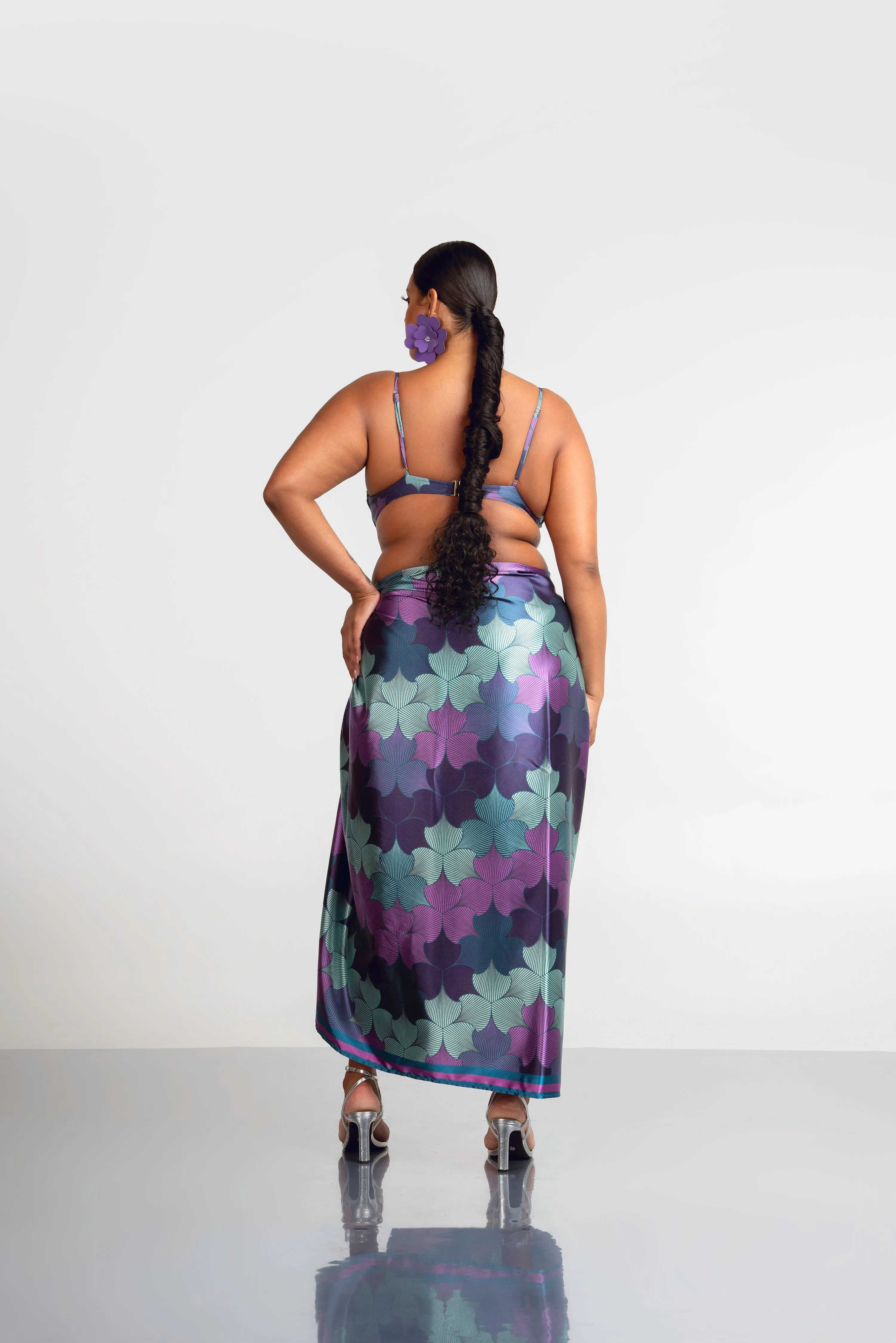 ZURI XL SILK SCARF